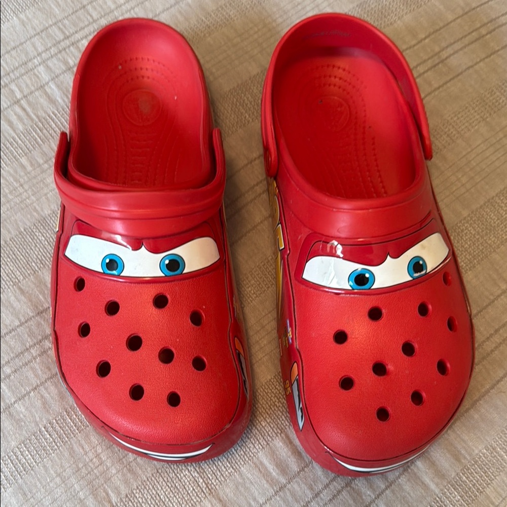 Crocs Cars Lightening Mcqueen Light Up Crocs